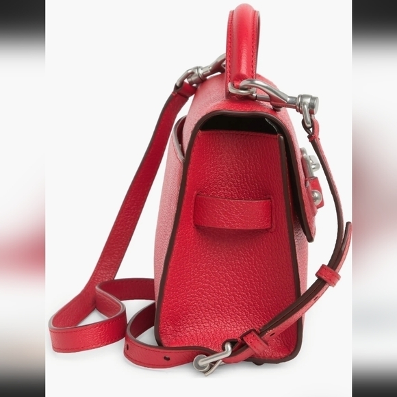 NWT Rebecca Minkoff Lou Top Handle Leather Crossbody - Picture 3 of 13